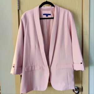 Apt. 9 Pink Blazer Cuffed Sleeve XXL